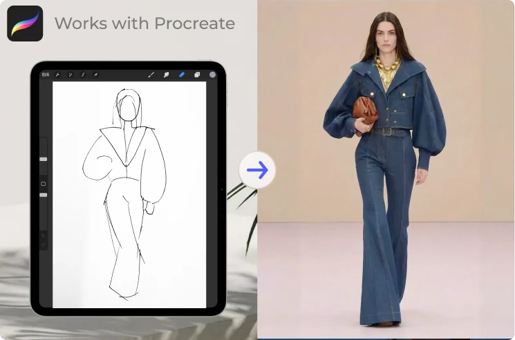 From rough sketch to the runways of Milan and Paris.