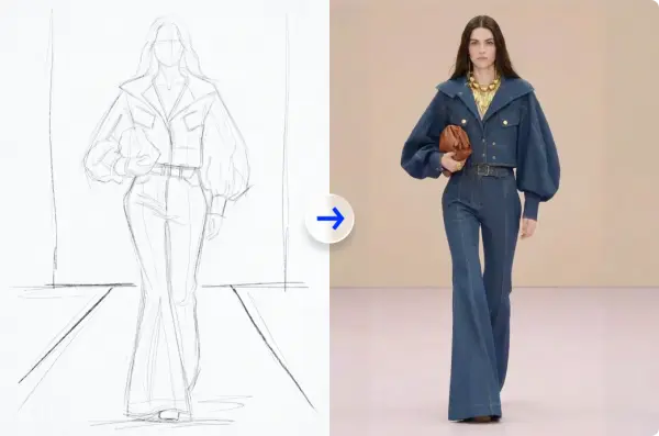 Turn Sketches into Ready-to-Wear Styles in Seconds