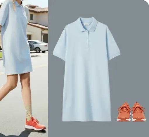 Garment to Flat Lay